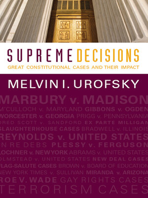 cover image of Supreme Decisions, Combined Volume